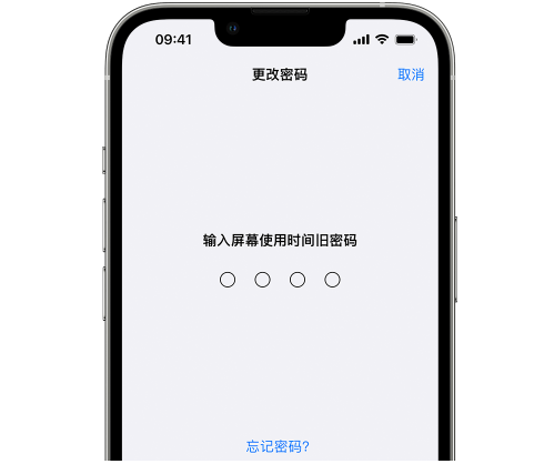 镇安iPhone屏幕维修分享iPhone屏幕使用时间密码忘记了怎么办 