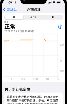 镇安iPhone手机维修如何在iPhone开启'步行稳定性通知'