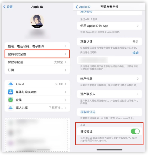 镇安苹果手机维修分享iOS 16 自动验证功能开启方法 