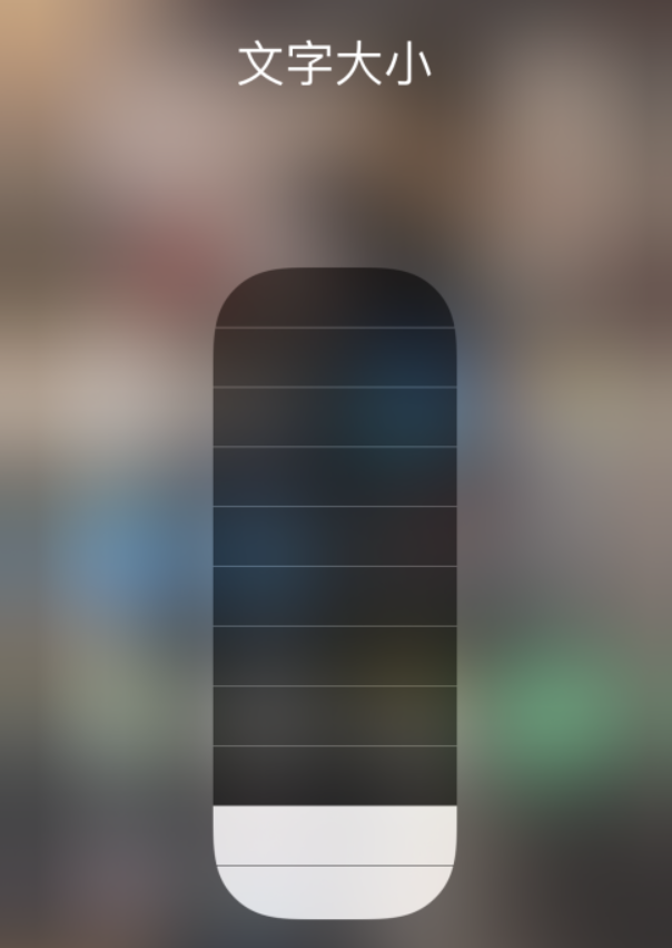 镇安苹果手机维修分享小技巧：在 iPhone 控制中心快速调节字体大小 