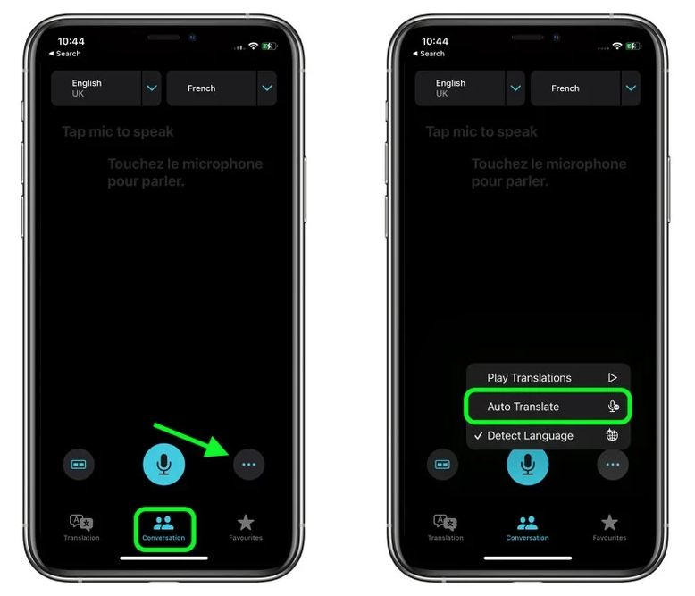 镇安苹果手机维修分享iOS 15 “翻译” App 新改进 